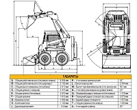 Мини-погрузчик с бортовым поворотом BAWOO J67